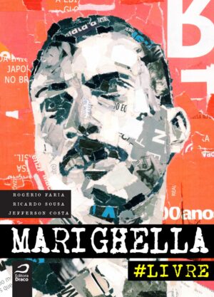 Capa da HQ Marighella Livre contendo a foto estilizada de Carlos Marighella